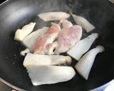 รูปขั้นตอนการทำที่ 1 ของ ผัดสันในไก่กับสลัดปูอัดกรีกโยเกิร์ต #คลีน