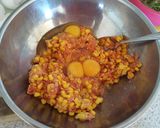 รูปขั้นตอนการทำที่ 2 ของ ทอดมันข้าวโพดหมูสับใส่กุ้ง