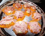 Foto del paso 8 de la receta: Zapallo al horno en rodajas con jamón y queso
