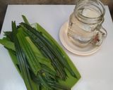 Foto langkah ke 1 dari resep Pandan Juice (pewarna alami).