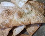 A picture of step 7 of Homemade crispy tortilla wrap dippers.