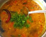 A picture of step 4 of Matar(dried) dal ki curry.