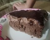 A picture of step 9 of Hobnob style chocolate cake 🎂🎂🍫🍫.