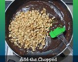 चॉकलेट अखरोट फज (Chocolate akhrot fudge recipe in Hindi) रेसिपी चरण 3 फोटो