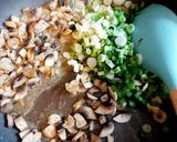 Pas rețetă Tartă rustică (galette) cu ciuperci și brânză 5 fotografie