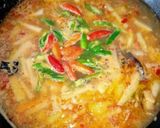 Foto langkah ke 3 dari resep Sayur Santan Labu Siam Wortel Kacang Panjang.