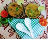 A picture of step 4 of Lentil Tomato and Spinach Soup.