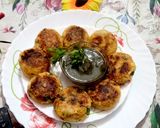 A picture of step 7 of Oats Paneer Tikki.
