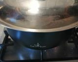 A picture of step 6 of Sweet Corn pulao.