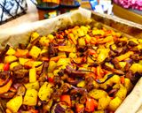 Zöldséges sertéstarja 🥕🫑🥔🧅🧄 recept fázis 4 fotója