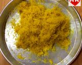 A picture of step 3 of Kunafeh with nuts.