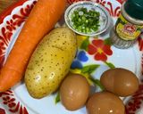 รูปขั้นตอนการทำที่ 1 ของ Potato egg Pancake