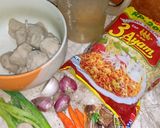 Foto langkah ke 1 dari resep Mie Tek Tek.
