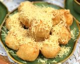 Foto langkah ke 6 dari resep Tape Goreng Tepung Topping Keju.