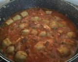 Foto del paso 2 de la receta: Arroz con costillas, garbanzos y alcachofas