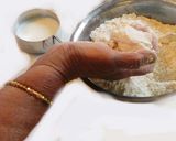 A picture of step 3 of GUJIYA-Sweet samosa.