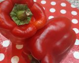 Foto del paso 1 de la receta: Pimiento Rojo Relleno