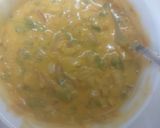 A picture of step 1 of Curry pakoda.