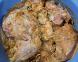 A picture of step 9 of Hyderabadi chicken dum biryani.