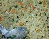A picture of step 5 of Egg fried rice.