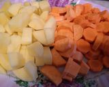 Sütőzacskóban sült csirkemell zöldségekkel (diétás) recept fázis 2 fotója