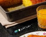 صورة لخطوة 6 من وصفة بسبوسة البرتقال 🍊 و جوز الهند 🥥