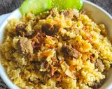Foto langkah ke 8 dari resep Nasi Kebuli Daging Sapi.