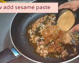 A picture of step 1 of Sesame dip(sauce).
