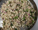 A picture of step 1 of Paneer Paratha.