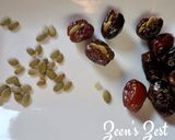 A picture of step 2 of Dates and Pumpkin Seeds.