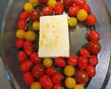 Une image de l'étape 1 de Pâtes à la tomates et à la feta.