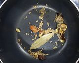 A picture of step 3 of Punjabi Wadi Chawal.