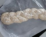 A picture of step 7 of Zopf bread.