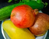 A picture of step 1 of Healthy Mixed Fruit Raita.