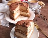 Une image de l'étape 4 de Layer cake tiramisu.