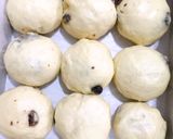 Foto langkah ke 4 dari resep Roti Kismis / Raisin Buns.