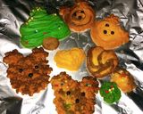 Hình bước làm 4 của món Bánh quy bơ giáng sinh 🎄