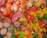 صورة لخطوة 3 من وصفة معكرونة بالبندورة 🍝 مع الدجاج المشوي 🍗