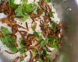 A picture of step 8 of Paneer Matar dum Biriyani.