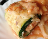 Foto del paso 7 de la receta: Rollitos de calabacín con atún y bacon