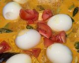 Foto langkah ke 7 dari resep Telur Tahu Tempe Labu Kuah Kuning.