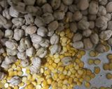 A picture of step 1 of Chana Bhatura.