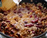 A picture of step 4 of Chili con Carne Recipe🌶️😋.