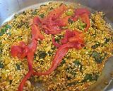 Foto del paso 3 de la receta: Arroz meloso con rape, ajetes y alcachofas