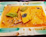 A picture of step 7 of Kathiyawadi dhokri.