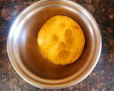 A picture of step 1 of Dal Dhokli.