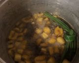 Foto langkah ke 4 dari resep Bubur Biji Salak Isi Pisang.