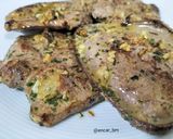 A picture of step 4 of Grilled Pork Liver with Herb Mix.