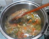 A picture of step 7 of Broken wheat upma.