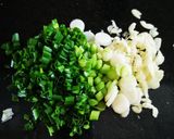 A picture of step 1 of Broccoli stir fry.